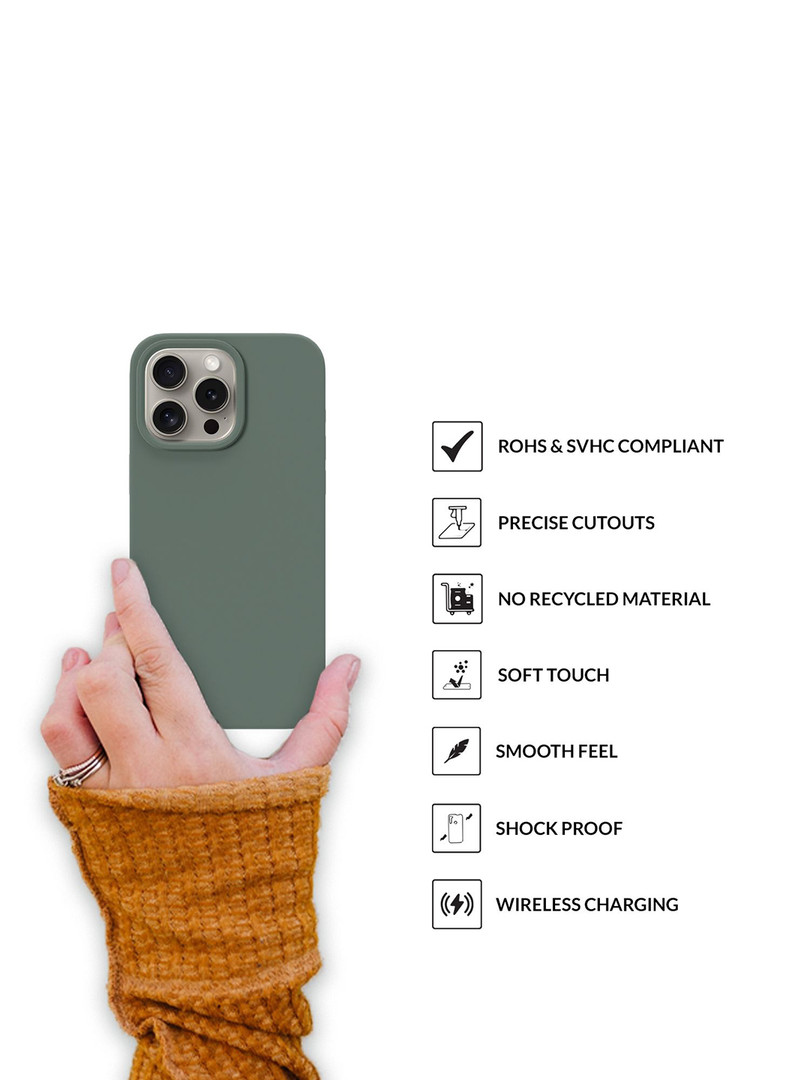 SPRIG iPhone 15 Pro Max Liquid Silicone Back Cover